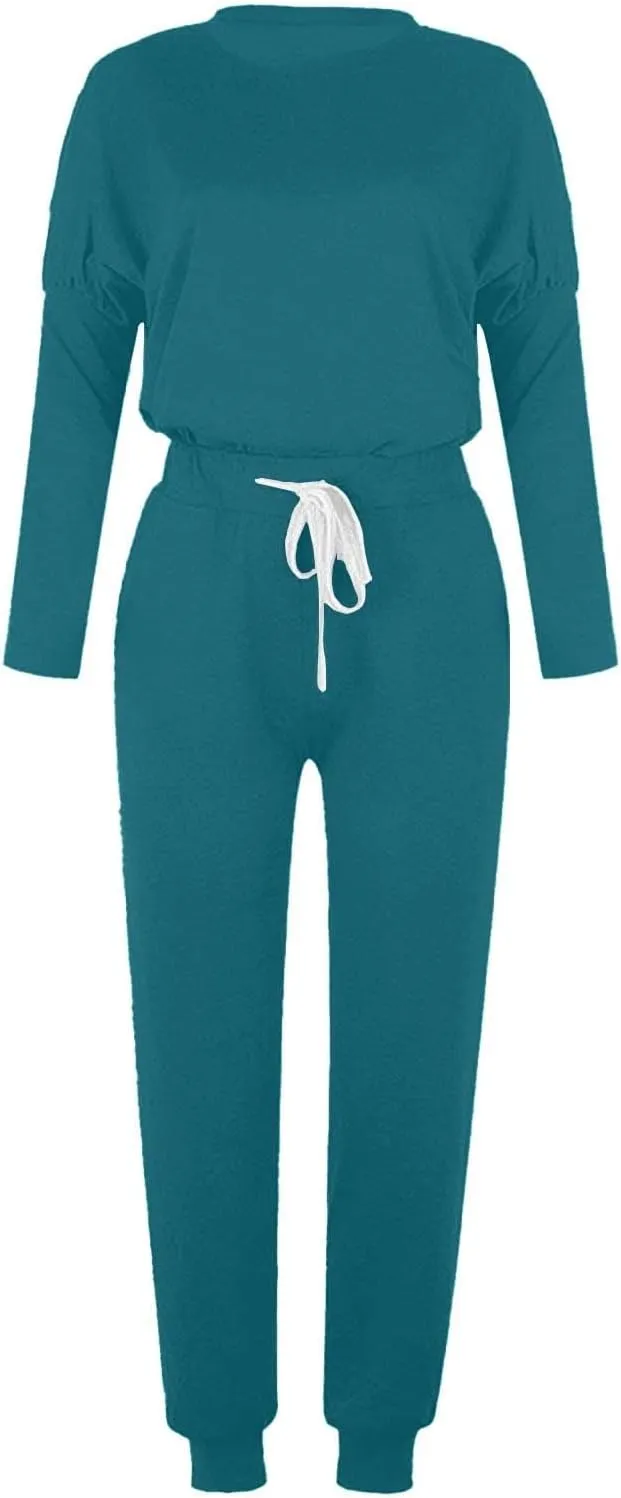 2 Piece Sets for Women 2025 Sleeve Crewneck Pullover Tops and Long Pants Tracksuit Sweatsuits with Sweatpants Long