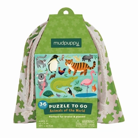 36 Pc To Go Puzzle – Animals of the World