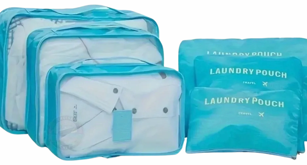 6 Piece Travel Luggage Storage