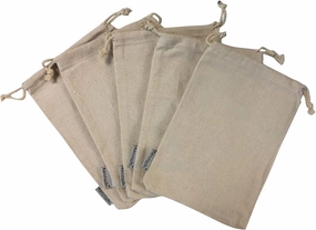 8x10 Inches Heavy Duty Thick Canvas Cotton Reusable Muslin Bags w/Double Drawstrings | Pack of 25 Pcs | Travel Organizing Storage Parts Bags(25, 8 x 10)