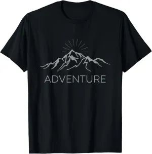 Adventure Mountain Range Camping Traveler Vibe T-Shirt