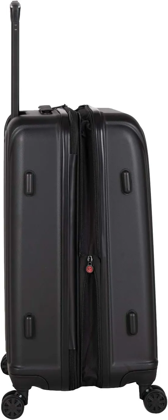 American Flyer Moraga Hardside Spinner Luggage (Black, 3-Piece Hardside Spinner Luggage Set)