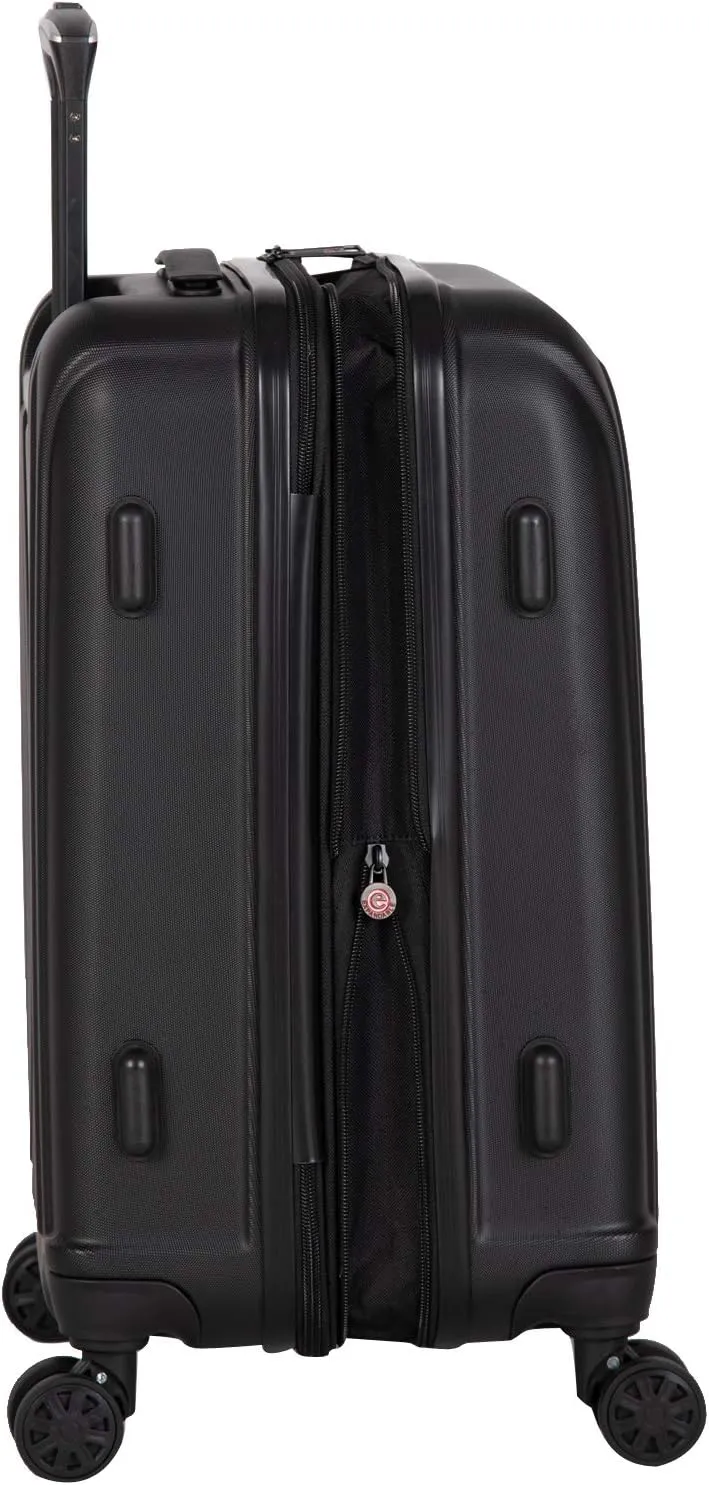 American Flyer Moraga Hardside Spinner Luggage (Black, 3-Piece Hardside Spinner Luggage Set)