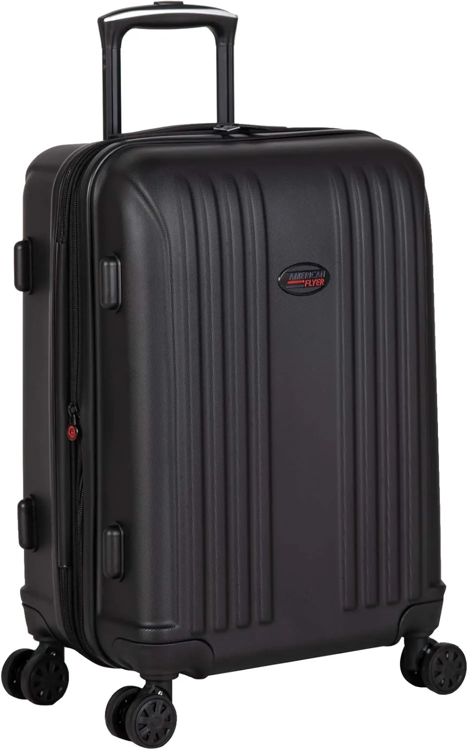 American Flyer Moraga Hardside Spinner Luggage (Black, 3-Piece Hardside Spinner Luggage Set)