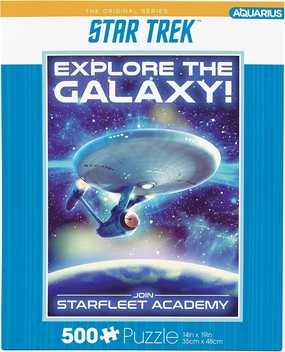 AQUARIUS - Star Trek Travel 500 Piece Jigsaw Puzzle