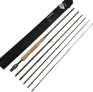 Aventik Voya Fly Fishing rods Best Value 6 Pieces Travel Rods 8’9” LW4/5, 9'1’’ LW5/6, 10’3” LW2/3, Three Fashion Colors, Fast Action, Light Weight, Super Compact Fly Rod