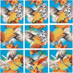 B Dazzle Australian Wildlife Scramble Squares 9 Piece Puzzle