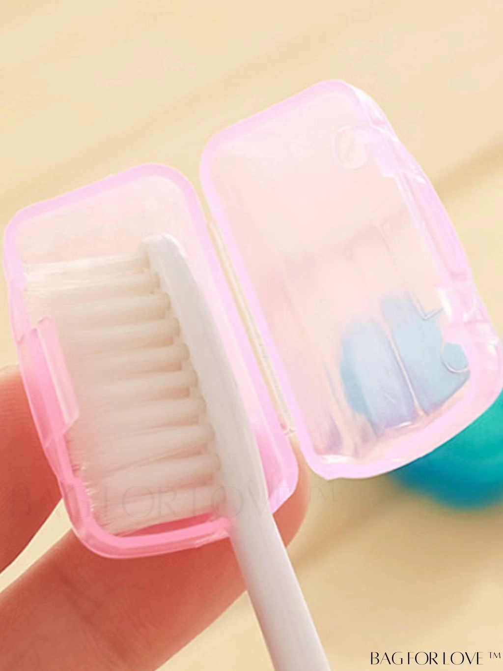 BagForLove - Compact 5-Piece Travel Toothbrush Kit