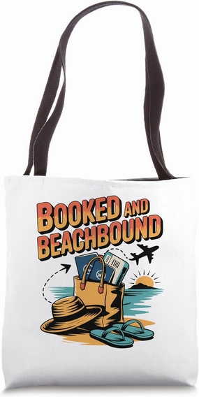 Booked and Beachbound Adventure Ready Getaway Tote Bag
