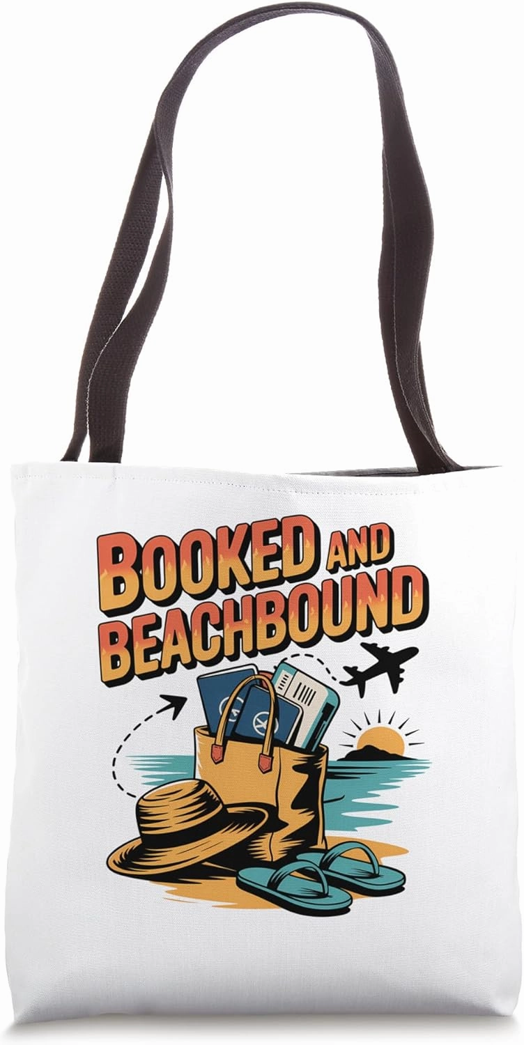 Booked and Beachbound Adventure Ready Getaway Tote Bag