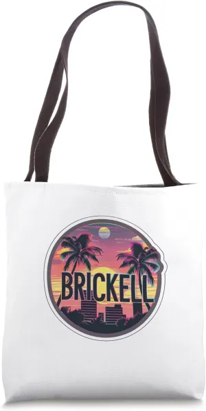 Brickell Miami Florida Squad Vacation Trip Vacay Travel Tote Bag