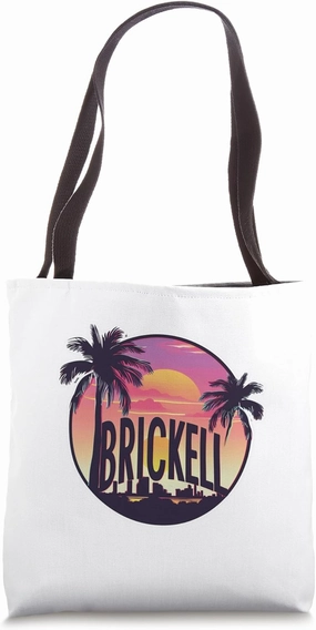 Brickell Miami Florida Squad Vacation Trip Vacay Travel Tote Bag