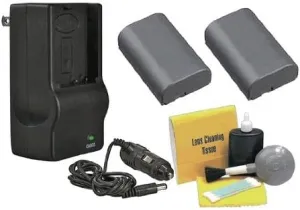 Canon High Capacity Lithium Ion Replacement for Canon BP-315-2 Batteries (1800Mah)   AC/DC Rapid Travel Charger   Nwv Direct 5 Piece Cleaning Kit