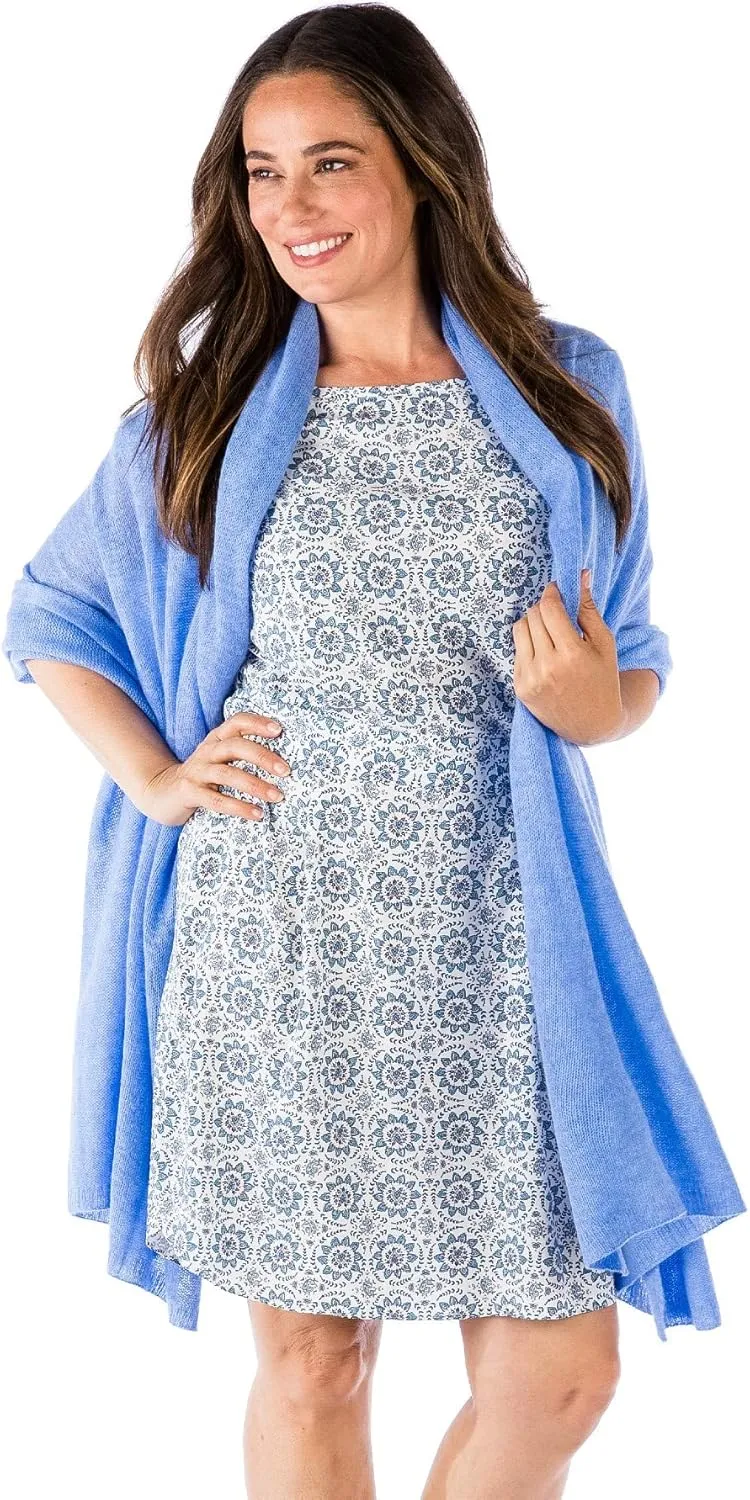 Cashmere 100% Cashmere Light Weight Travel Wrap
