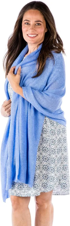 Cashmere 100% Cashmere Light Weight Travel Wrap