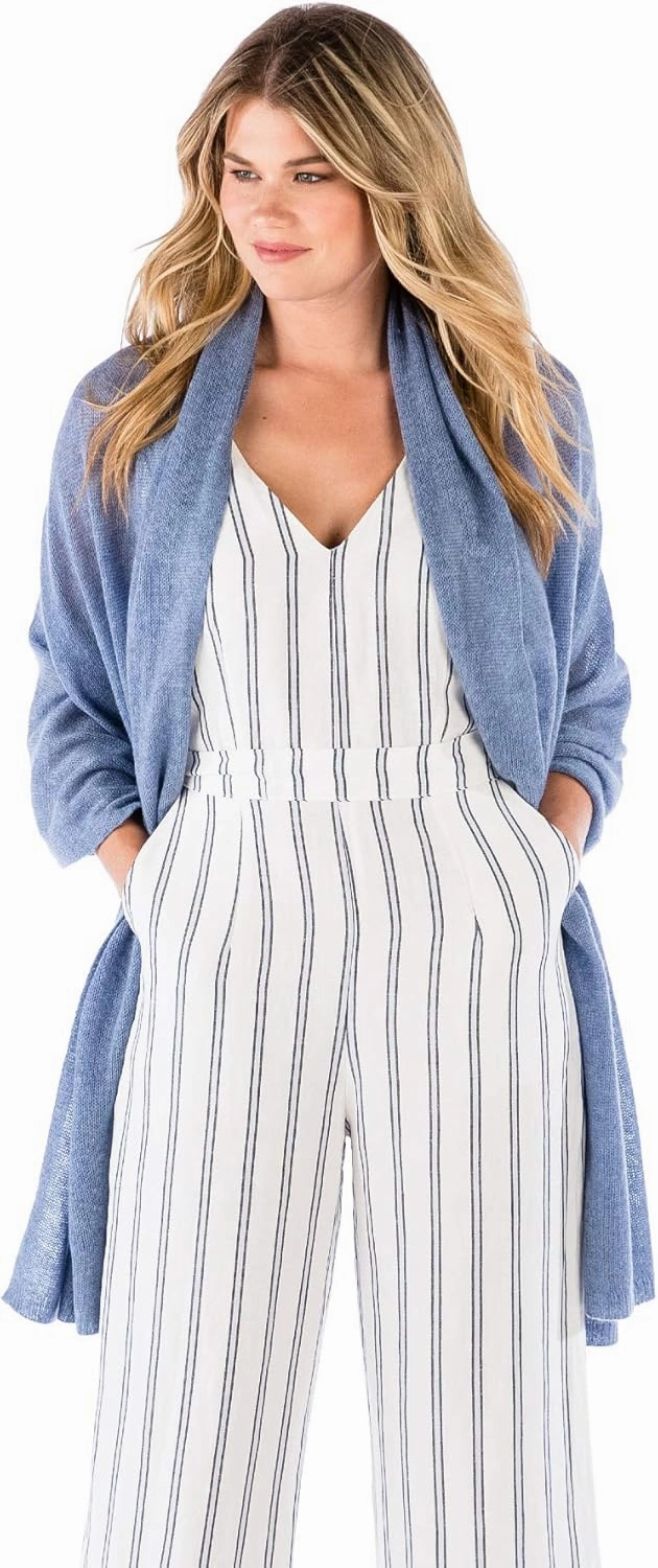 Cashmere 100% Cashmere Light Weight Travel Wrap