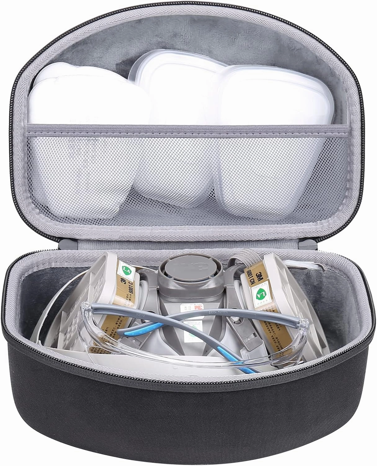 co2CREA Hard Travel Case Replacement for 3M Reusable Face Piece