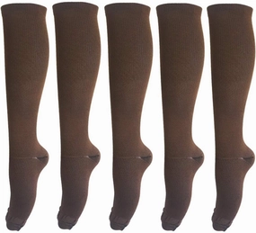 Compression Socks (5 Pair) for Men Women Nurses Maternity Pregnancy Travel