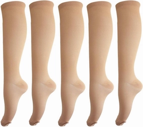 Compression Socks (5 Pair) for Men Women Nurses Maternity Pregnancy Travel