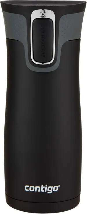 Contigo West Loop 2.0 Travel Mug with AUTOSEAL Lid, Matte Black, 16 oz