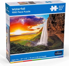 Continuum Games Waterfall 1000 Piece Jigsaw Puzzle