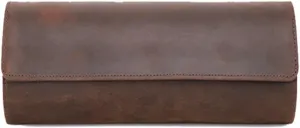 Cowhide High-end Mechanical Watch Anti Drop Storage Box Travel Portable Four Piece Watch Box