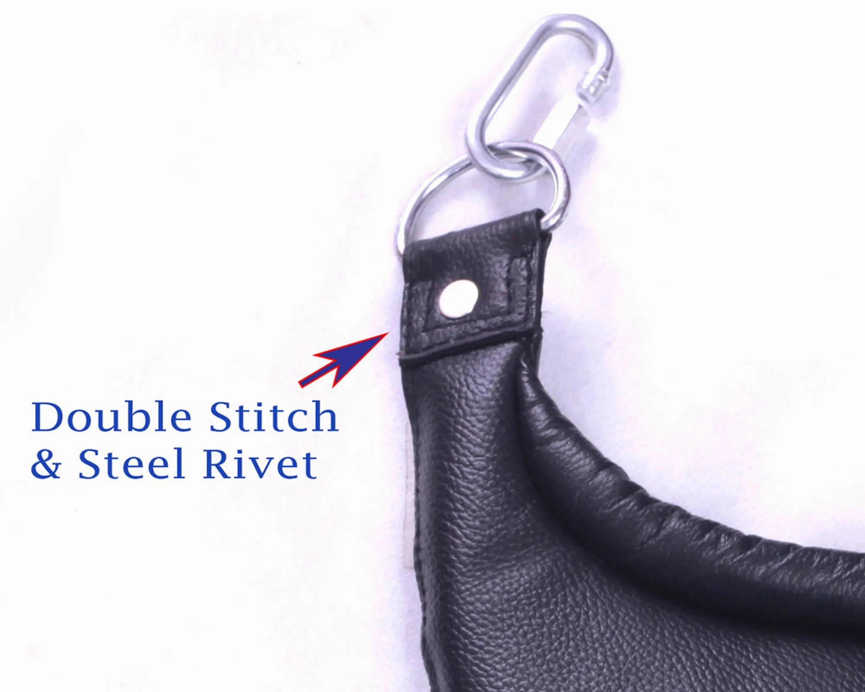 Cowhide Leather Sex Posture Sling with Wrist, Ankle & Thigh Cuffs and Connectors Restraint Bondage Play
