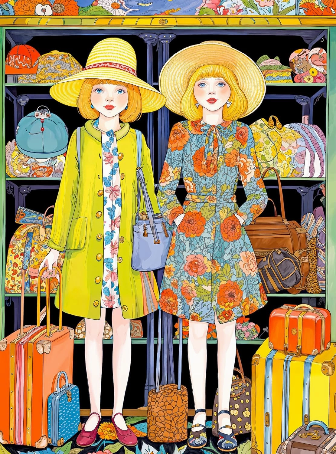 Cross & Glory - Vacation Vibes: Journey in Style - 1000 Piece Jigsaw Puzzle for Adults | Travel-Themed Puzzle | Perfect for Puzzle Enthusiasts and Travel Lovers