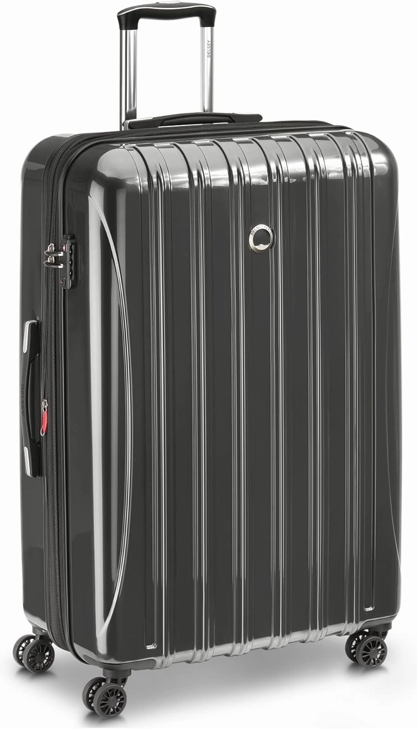 Delsey Luggage Aero 2 Piece Set (19"/29") Spinner Suitcase (Charcoal)