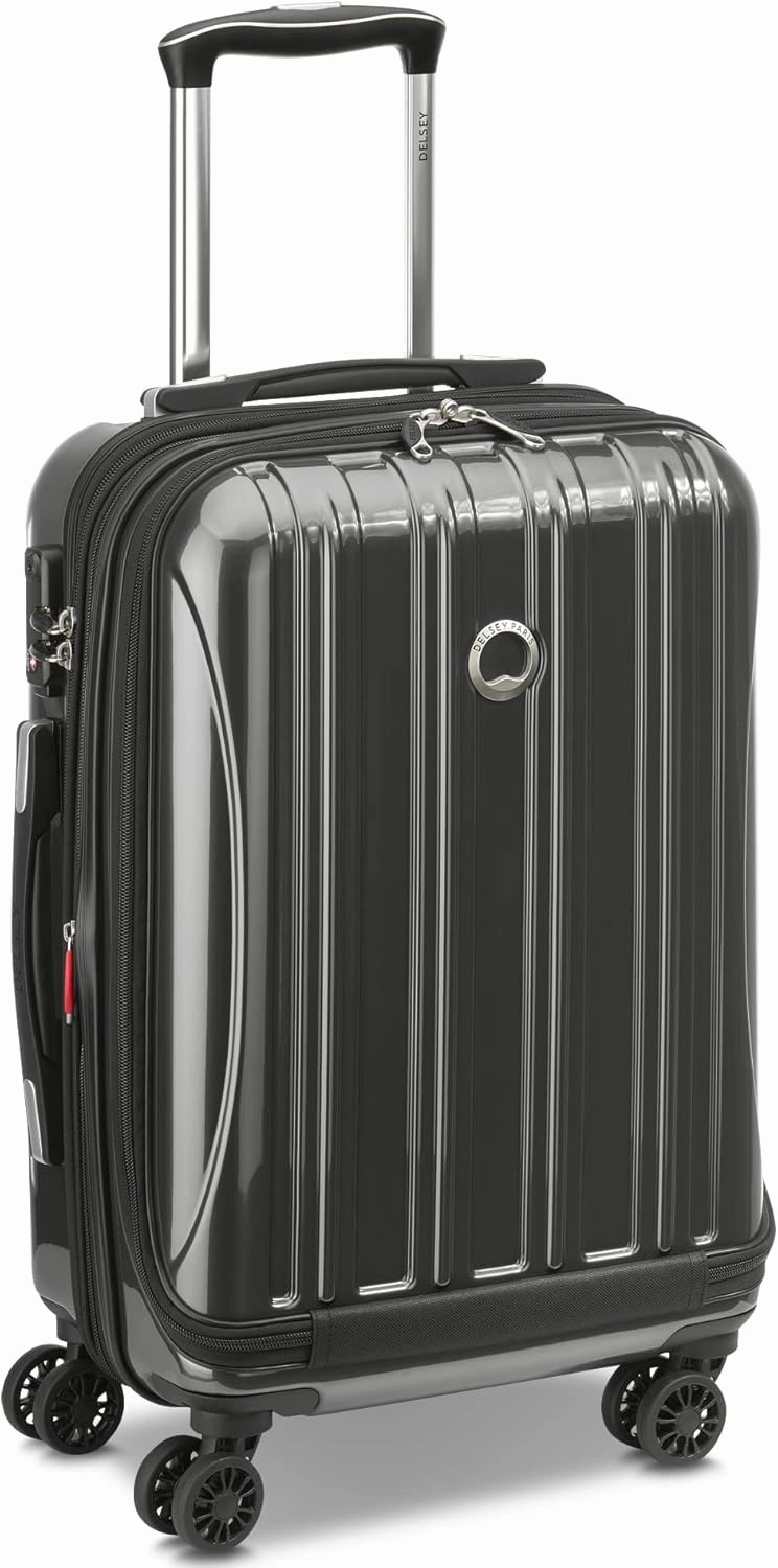 Delsey Luggage Aero 2 Piece Set (19"/29") Spinner Suitcase (Charcoal)