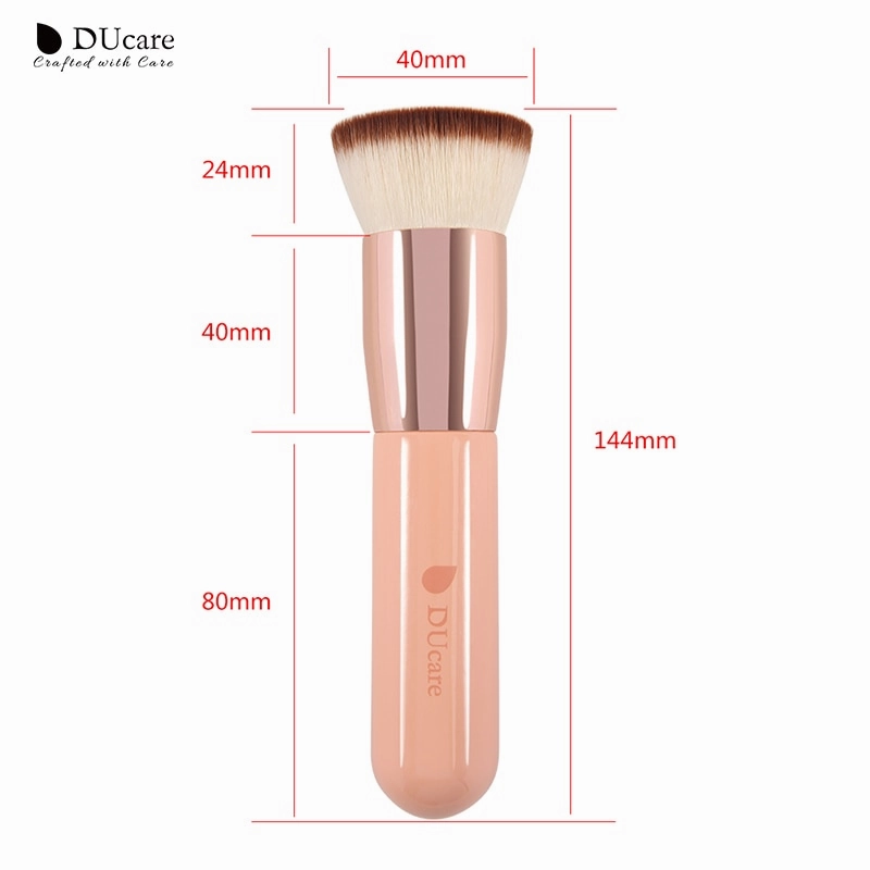 DUcare Foundation Brush Flat Top Kabuki Makeup Brushes Synthetic Hair Liquid Blending Mineral Powder Buffing Stippling Cosmetics