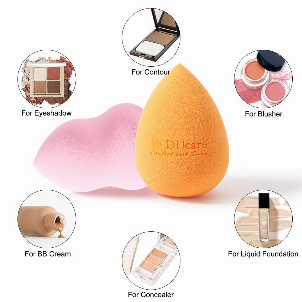 DUcare Foundation Brush Flat Top Kabuki Makeup Brushes Synthetic Hair Liquid Blending Mineral Powder Buffing Stippling Cosmetics