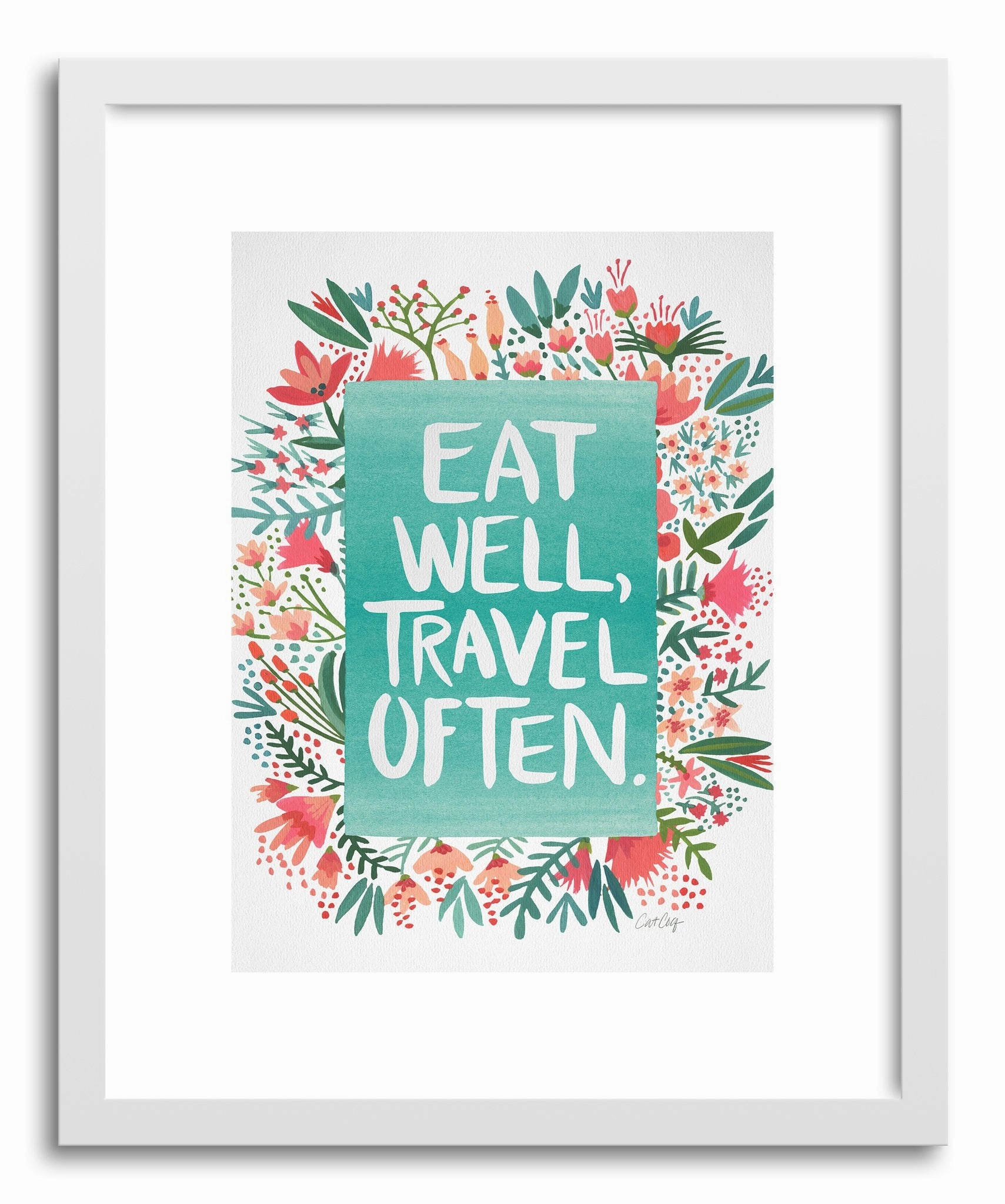 Eat Travel White