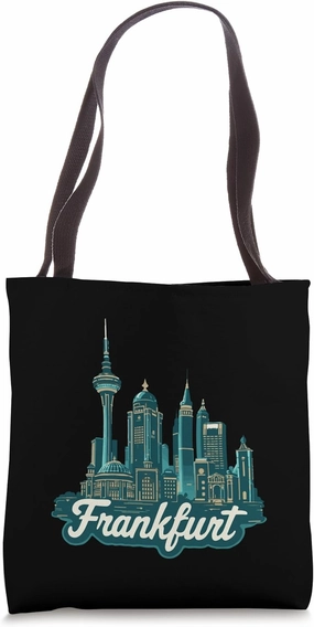 Frankfurt City Skyline Souvenir Germany Travel Tote Bag