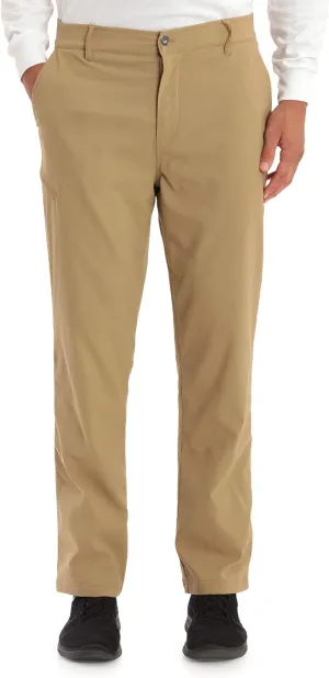 Gerry Mens Fleece Lined Stretch Hiking Travel Pants with Side Zipper Pocket and UPF 50 