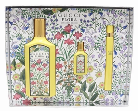 Gucci Flora Gorgeous Orchid Fragrance Gift Set, 3-Piece Perfume Collection