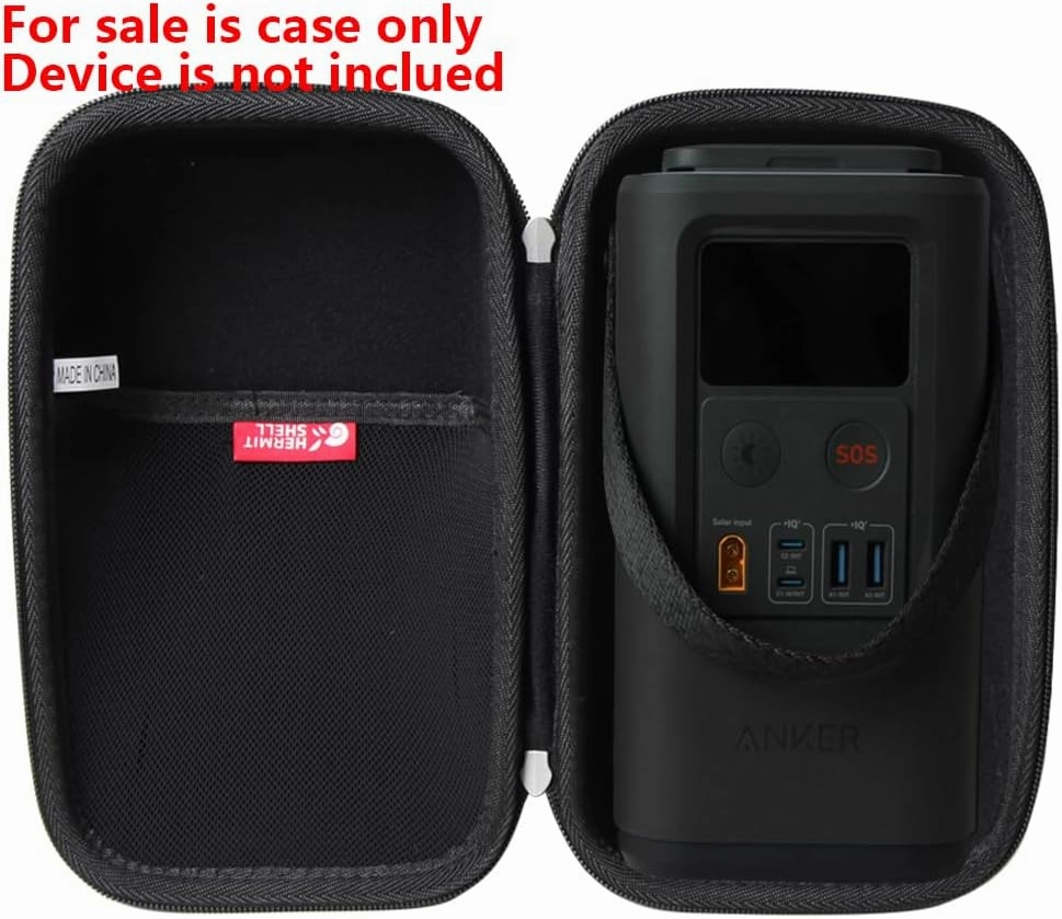 Hermitshell Hard Travel Case for Anker Power Bank Power Station 60,000mAh (Black)