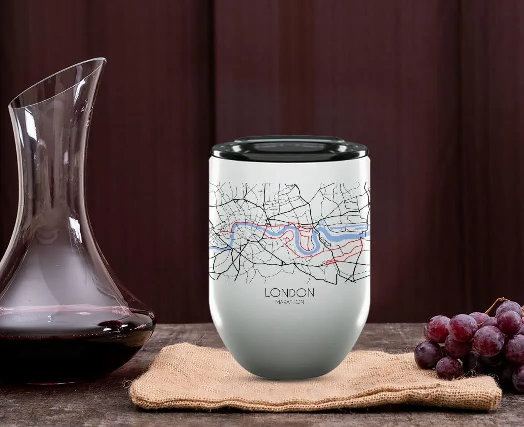 Houston Trail Trail Wine Tumblers , 12oz Insulated Tumbler , Motivational Gifts for Men, Marathon Trail Souvenir , Best Friends Gift for Dad, Motivational Gifts for Dad , Wine Tumblers with Lids