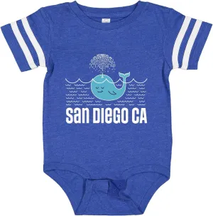 inktastic San Diego California Whale Baby Bodysuit