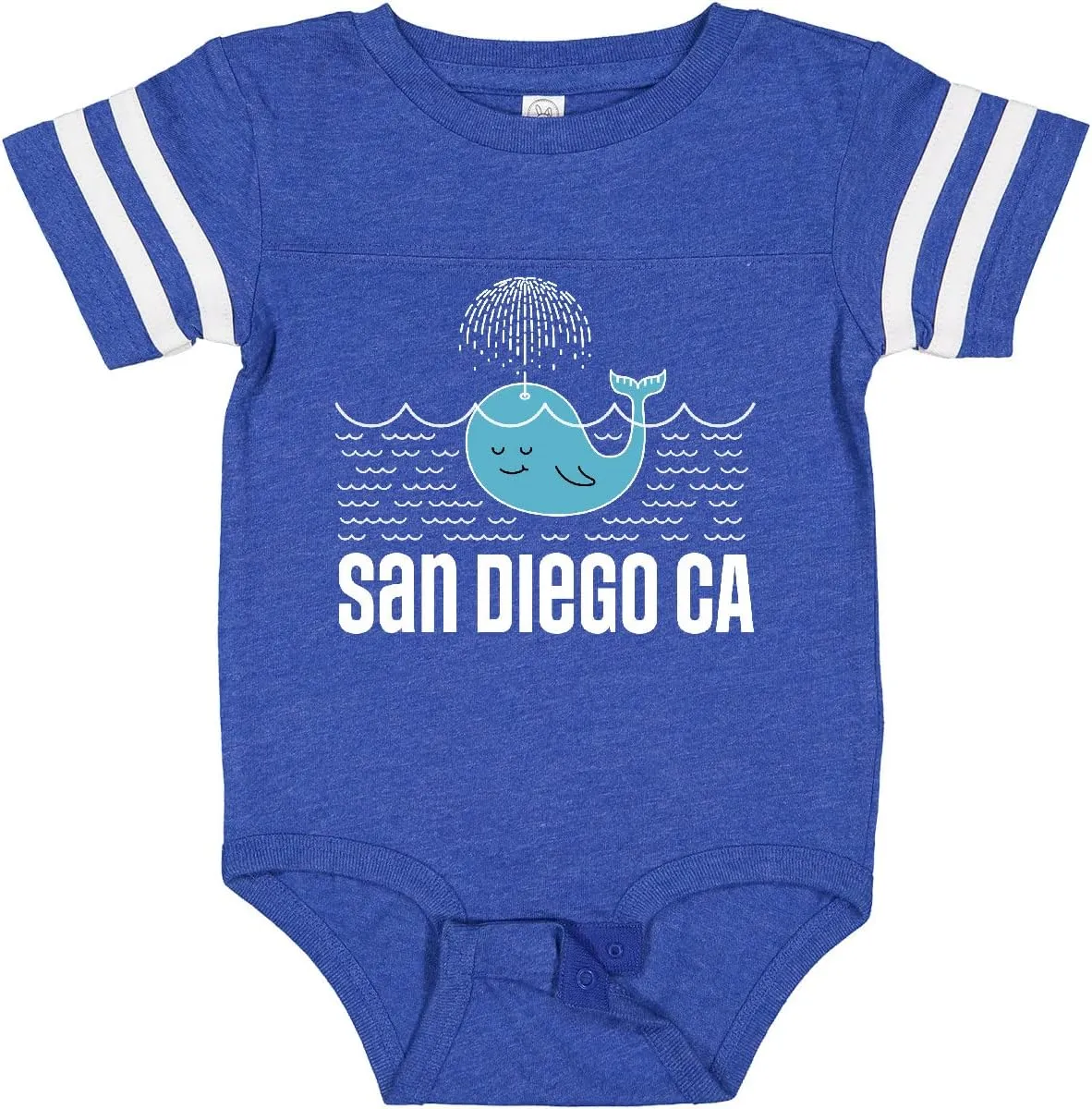 inktastic San Diego California Whale Baby Bodysuit