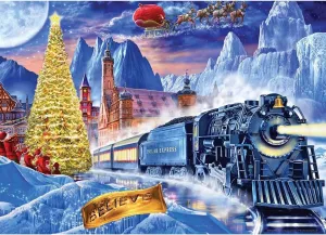 Jigsaw Puzzles 1000 Pieces for Adult Children The Polar Express Teenagers Educational Learning Toys Travel Puzzles, Style-10, 1000PCS