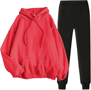 Jogger Sets for Women 2 Piece Lounge Sets Fall Sweatshirt Sets Outfits Matching Sweatsuits Two Pi