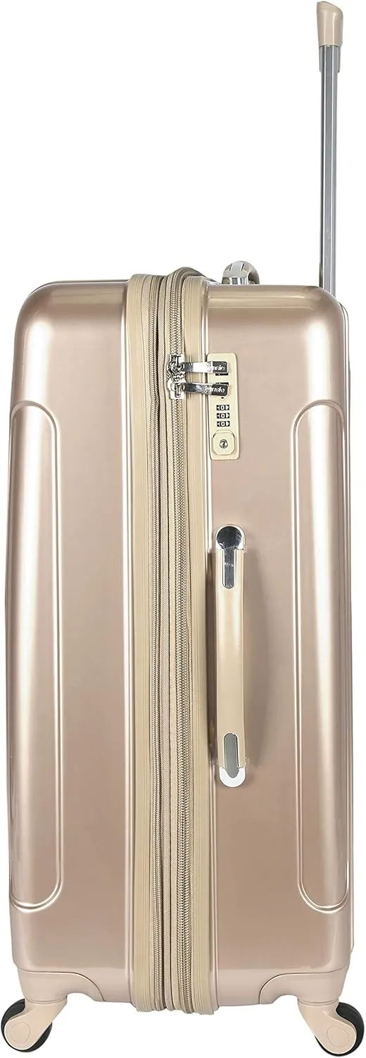 kensie Women's Alma Luggage, Pale Gold, 3 Piece Set (28"/24"/20")