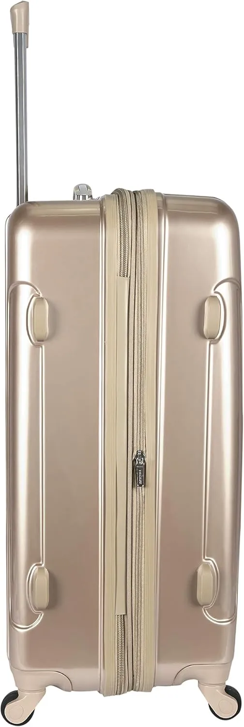 kensie Women's Alma Luggage, Pale Gold, 3 Piece Set (28"/24"/20")