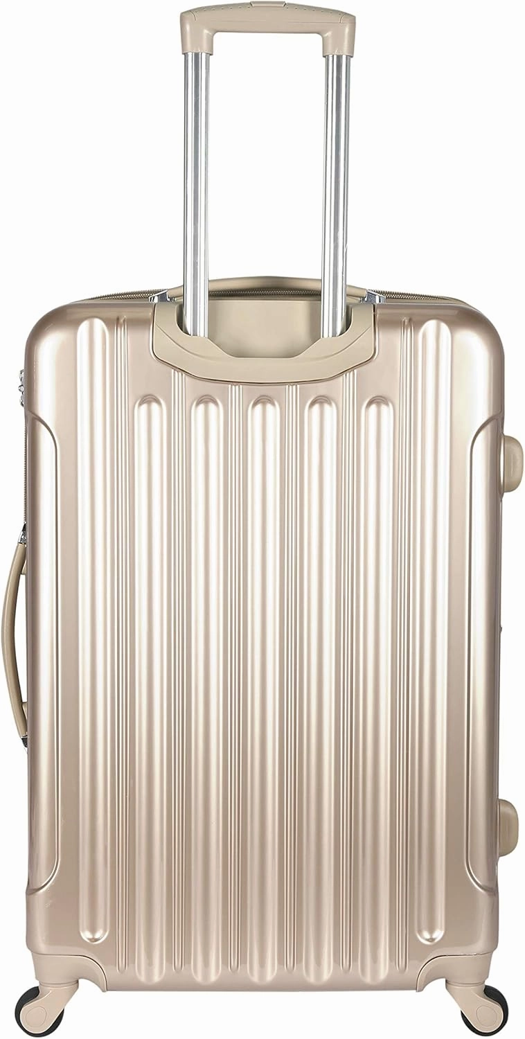 kensie Women's Alma Luggage, Pale Gold, 3 Piece Set (28"/24"/20")