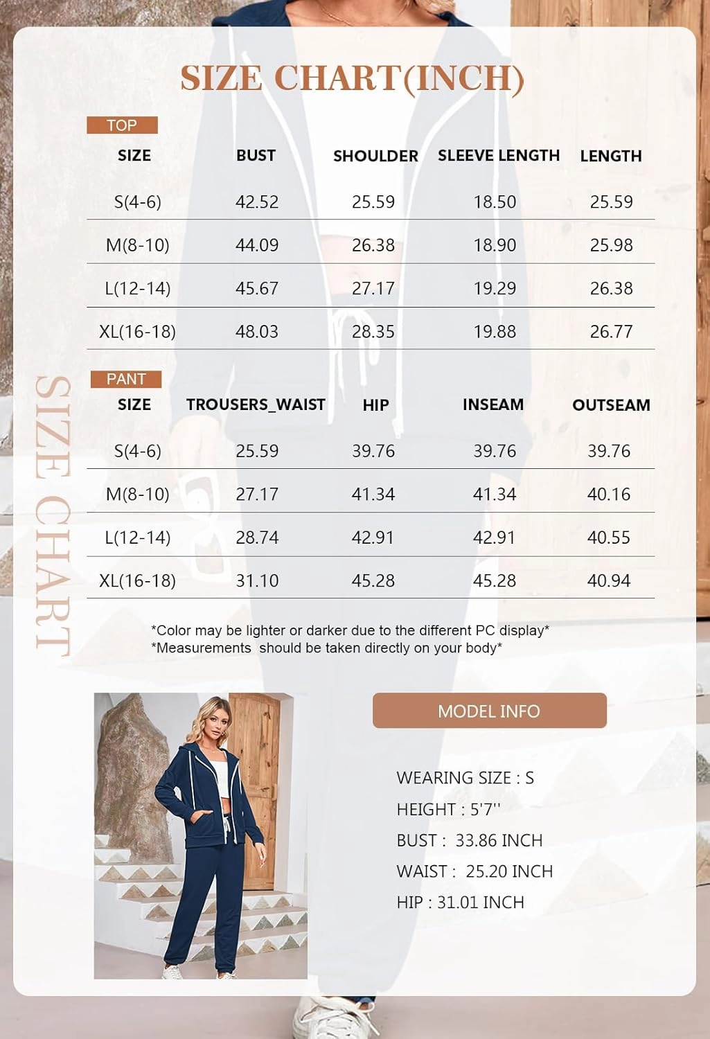 Kisscynest Track Suits for Women Set Casual 2 Piece Outfits Sweatsuits Zipper Hoodie Drawstring Pant Jogger Sets