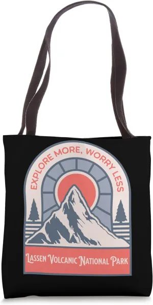 Lassen Volcanic National Park Adventure Hiking Travel Tote Bag