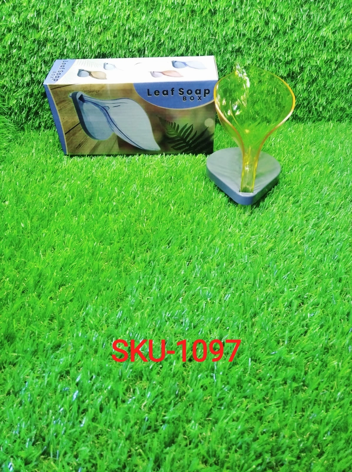 Leaf Shape Soap Box Self Draining Bathroom Soap Holder