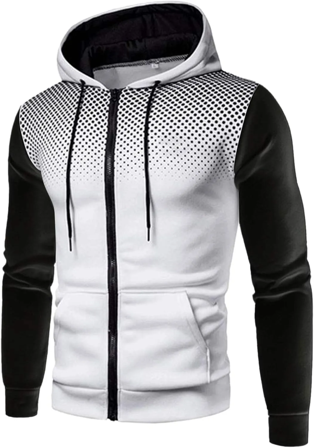 Long Sleeve Gym Workout Sets Fall Zip Hooded Sweatshirts With Pocket Sweatpant Workout Sport 2 Piece Outfits 2023