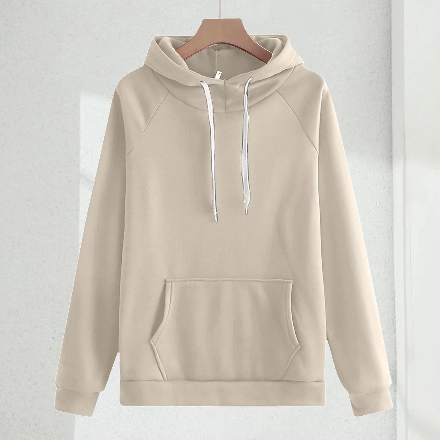 Lounge Matching Set Solid Color with Hat Sports Suit Women Fashion Slim Sweatpants with Multi Pockets